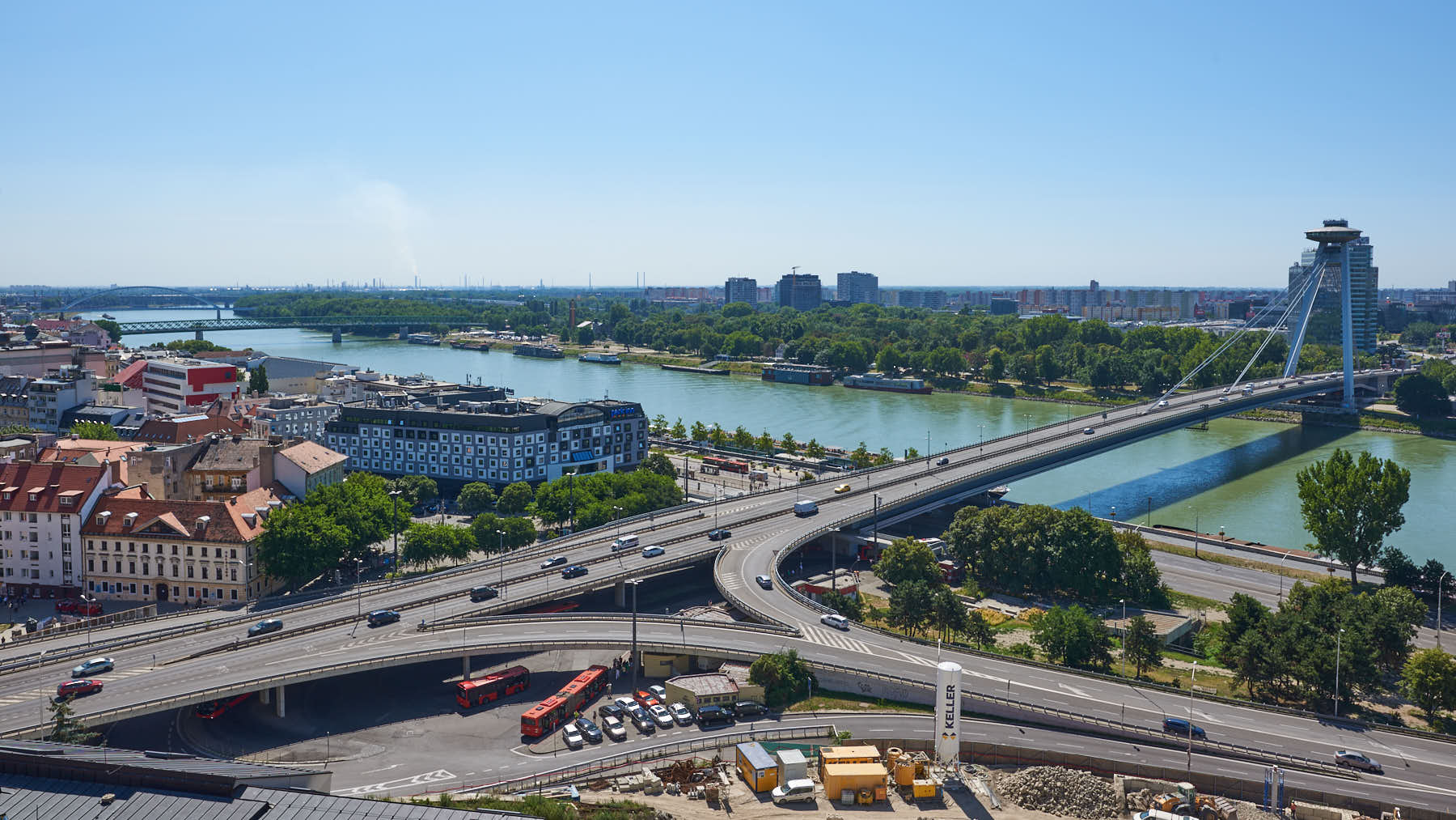 Panorama von der Burg Bratislava | Panorama from the Bratislava Castle
