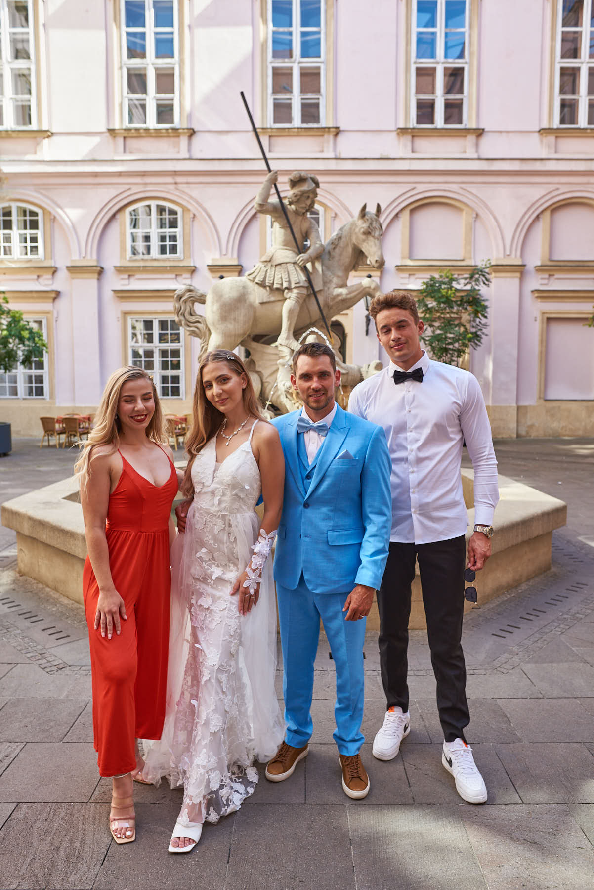 Marianna, Linda, Manuel, Dimitri