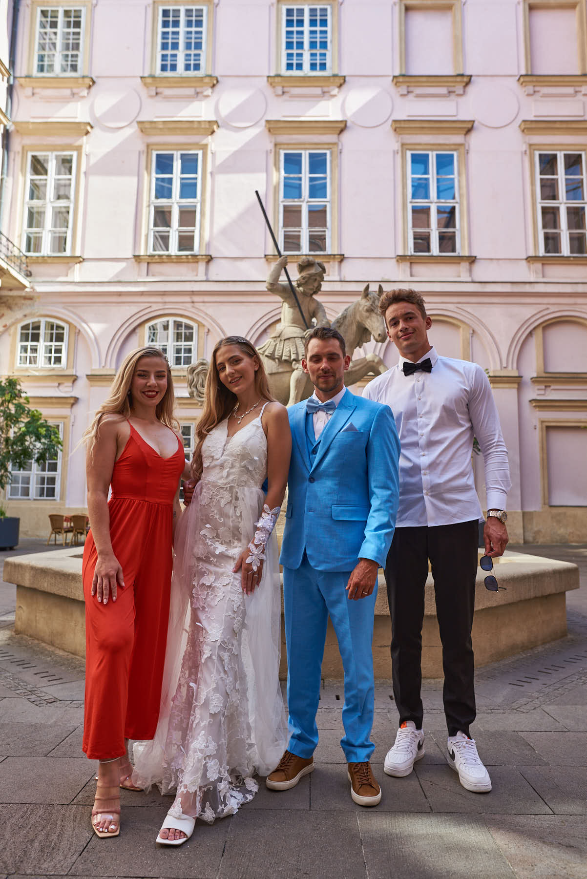 Marianna, Linda, Manuel, Dimitri