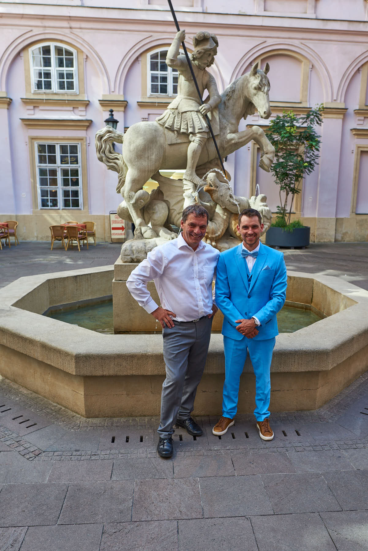Manuel mit seinem Vater Stefan | Manuel with his father Stefan (Photo: Dimitri)