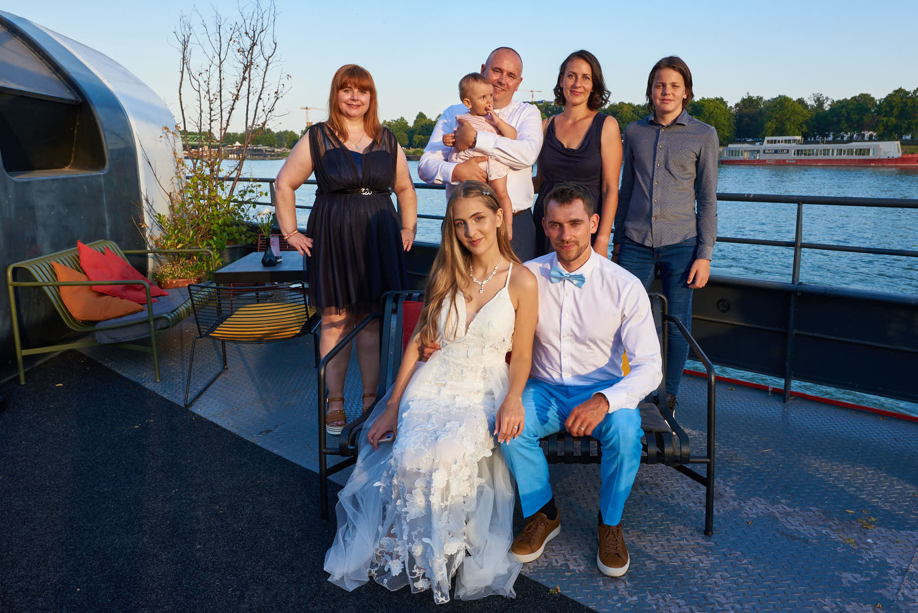 Linda & Manuel with Barbara, Rado, Barborka, Andrea and Matúš