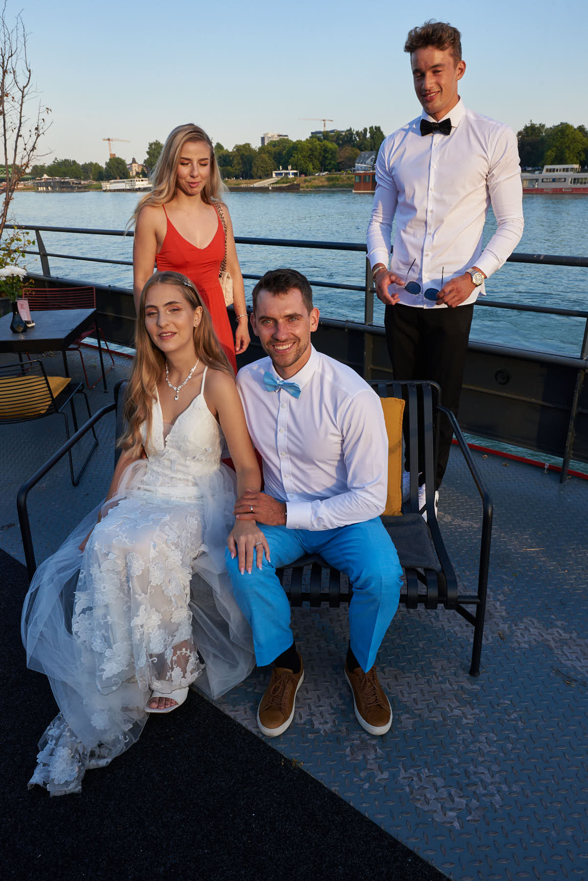 Linda & Manuel with Marianna and Dimitri